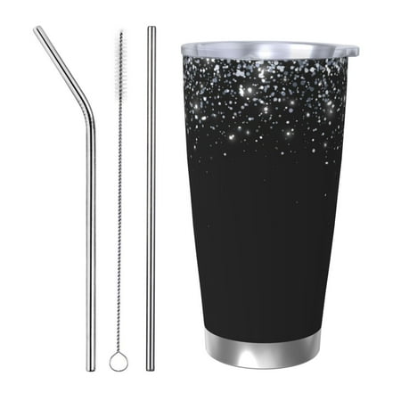 Lukts Silver Glitter1 for 20OZ Car Cup Stainless Steel Direct Drinking Straw Thermos Cup Suitable for Office Travel and Car-Straw Three-piece Set
Lukts Silver Glitter1 for 20OZ Car Cup Stainless Steel Direct Drinking Straw Thermos Cup Suitable for Office Travel and Car-Straw Three-piece Set