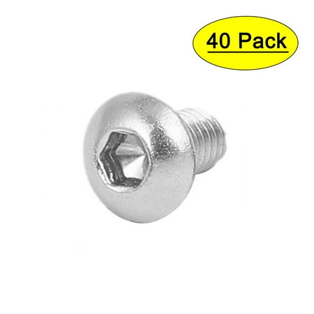 M3x5mm 316 Stainless Steel Fully Thread Button Head Hex Socket Cap Screw 40pcs
M3x5mm 316 Stainless Steel Fully Thread Button Head Hex Socket Cap Screw 40pcs
