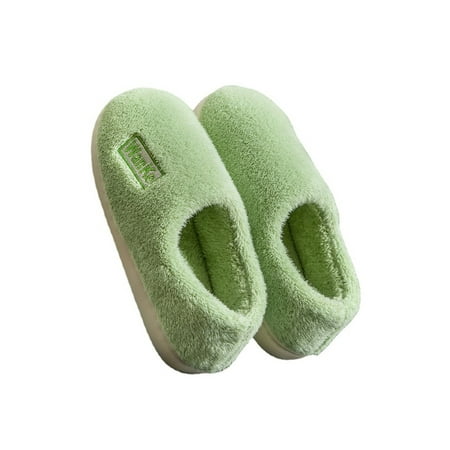 Woobling Unisex Warm Shoes Fluffy Fuzzy Slipper House Slippers Indoor Lightweight Soft Plush Casual Green 8.5-9
Woobling Unisex Warm Shoes Fluffy Fuzzy Slipper House Slippers Indoor Lightweight Soft Plush Casual Green 8.5-9