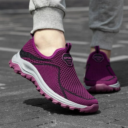 ERTUTUYI Ladies Sneakers Breathable Casual Sneakers Lightweight Sports Women Shoes Purple 40
ERTUTUYI Ladies Sneakers Breathable Casual Sneakers Lightweight Sports Women Shoes Purple 40