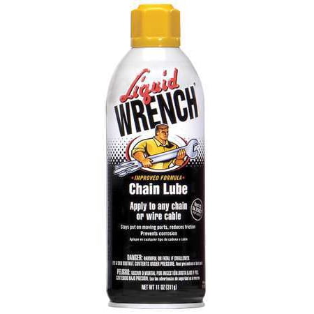 LIQUID WRENCH L711 Universal Chain Lube, Aerosol, 11 Oz.