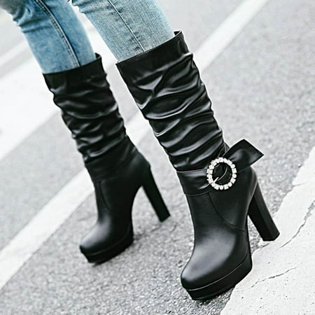 Clearance Sales Online Deals Fashion Pure Color Round Toe Zipper Boots Square Heels Vintage Women Boots
Clearance Sales Online Deals Fashion Pure Color Round Toe Zipper Boots Square Heels Vintage Women Boots