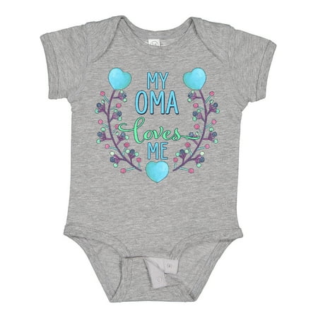 Inktastic My Oma Loves Me with Flowers and Hearts Gift Baby Boy or Baby Girl Bodysuit
Inktastic My Oma Loves Me with Flowers and Hearts Gift Baby Boy or Baby Girl Bodysuit