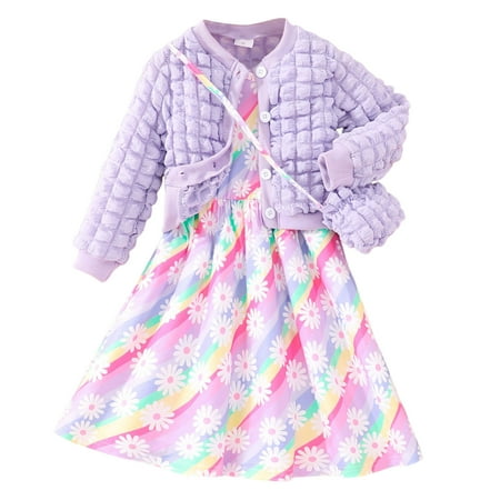 Baby girl Outfit Long Sleeve Floral Print Coats And Dress Bag Three Pieces Set Kids Winter Fall Clothes
Baby girl Outfit Long Sleeve Floral Print Coats And Dress Bag Three Pieces Set Kids Winter Fall Clothes