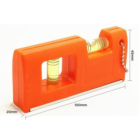 Mini Spirit Level Portable Aluminum Alloy Leveling Measure Instrument With Magnetic Bubble Spirit Level