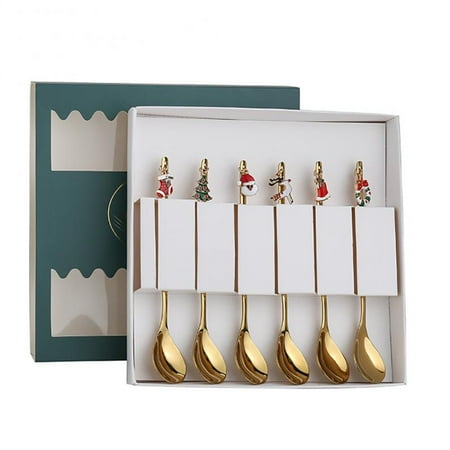 304 Stainless Steel Tableware Set Christmas Fork Spoon Gift Box Creative Spoon Coffee Stirring Spoon Christmas Cutlery Set
304 Stainless Steel Tableware Set Christmas Fork Spoon Gift Box Creative Spoon Coffee Stirring Spoon Christmas Cutlery Set