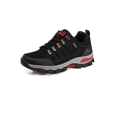 Harsuny Womens Sport Slip Resistant Walking Sneakers Casual Lace Up Trekking Shoe Trailing Breathable Anti-collision Black Red 8
Harsuny Womens Sport Slip Resistant Walking Sneakers Casual Lace Up Trekking Shoe Trailing Breathable Anti-collision Black Red 8