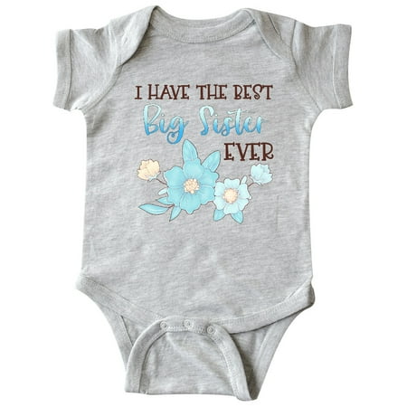 Inktastic I Have the Best Big Sister Ever with Blue Flowers Gift Baby Boy or Baby Girl Bodysuit
Inktastic I Have the Best Big Sister Ever with Blue Flowers Gift Baby Boy or Baby Girl Bodysuit
