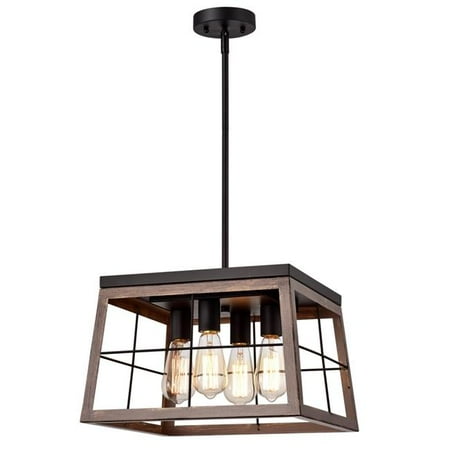 Chloe Lighting CH2D013AW16-DP4 16 in. Ironclad Industrial 4 Light Pendant Ceiling Fixture Ancient Wood - Large
Chloe Lighting CH2D013AW16-DP4 16 in. Ironclad Industrial 4 Light Pendant Ceiling Fixture Ancient Wood - Large