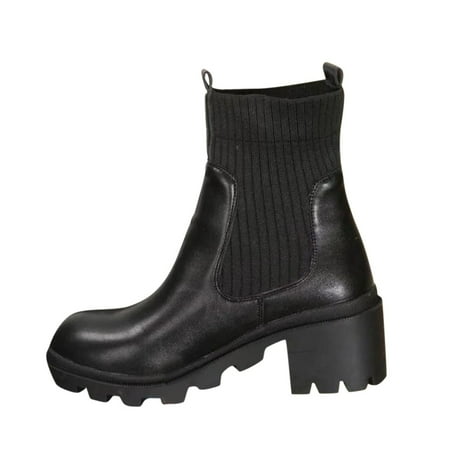 GNEIKDEING Autumn And Winter Women Ankle Boots Low Heel Round Toe Thick Sole Non Slip Slip On Elastic Cloth Comfortable Gift on Clearance
GNEIKDEING Autumn And Winter Women Ankle Boots Low Heel Round Toe Thick Sole Non Slip Slip On Elastic Cloth Comfortable Gift on Clearance