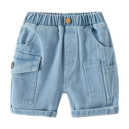 Qudderr 1-6 Years Boys Denim Shorts for Baby Kids Elastic Waist Jeans Shorts Toddler Multi-pocket Summer Denim Shorts Pants for Boys
Qudderr 1-6 Years Boys Denim Shorts for Baby Kids Elastic Waist Jeans Shorts Toddler Multi-pocket Summer Denim Shorts Pants for Boys