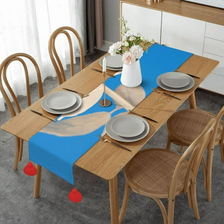 Unique Rose Table Runner Imitation Linen Table Runner With Red Tassels For Party And Dining Room 14 x 60
Unique Rose Table Runner Imitation Linen Table Runner With Red Tassels For Party And Dining Room 14 x 60