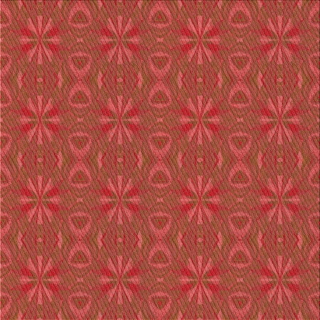 Ahgly Company Indoor Square Patterned Grapefruit Red Area Rugs 7 Square