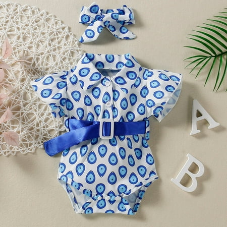 Simplmasygenix Mothers Day Gifts Baby Romper Toddler Baby Girl Fashion Cute Flowers Print Comfortable Belt Romper Jumpsuit Headband Suit
Simplmasygenix Mothers Day Gifts Baby Romper Toddler Baby Girl Fashion Cute Flowers Print Comfortable Belt Romper Jumpsuit Headband Suit