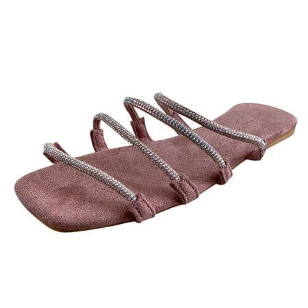 Wesracia women s shoes Women s Fashion Rhinestone Strap Combination Foot Set Sandals And slippers Women Shoes for ladies summer
Wesracia women s shoes Women s Fashion Rhinestone Strap Combination Foot Set Sandals And slippers Women Shoes for ladies summer