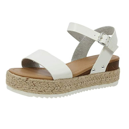 Mackneog Womens Ladies Casual Open Toe Wedges Sandals Platform Buckle Strap Shoes Gift on Clearance
Mackneog Womens Ladies Casual Open Toe Wedges Sandals Platform Buckle Strap Shoes Gift on Clearance