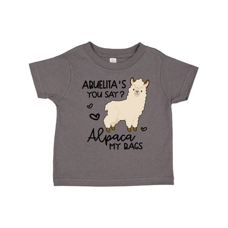 Inktastic Abuelita s You Say Alpaca My Bags Gift Toddler Boy or Toddler Girl T-Shirt
Inktastic Abuelita s You Say Alpaca My Bags Gift Toddler Boy or Toddler Girl T-Shirt