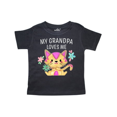 Inktastic My Grandpa Loves Me with Cute Kitten and Flowers Gift Toddler Boy or Toddler Girl T-Shirt
Inktastic My Grandpa Loves Me with Cute Kitten and Flowers Gift Toddler Boy or Toddler Girl T-Shirt