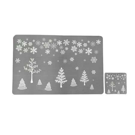 12pcs Christmas Dining Mats Set Printed Placemats Cup Mats Table Protective Cushions Grey Christmas Tree
12pcs Christmas Dining Mats Set Printed Placemats Cup Mats Table Protective Cushions Grey Christmas Tree
