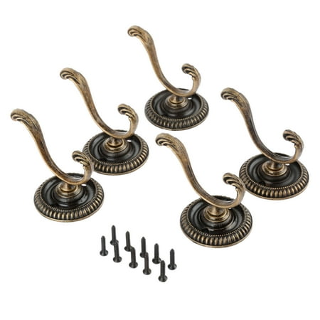 5Pcs Antique Door Hanger Hooks Vintage Bathroom Wall Hanger Hats Bag Zinc Alloy Coat Wall Hooks with Screws 5.4cm Wall Screw
5Pcs Antique Door Hanger Hooks Vintage Bathroom Wall Hanger Hats Bag Zinc Alloy Coat Wall Hooks with Screws 5.4cm Wall Screw