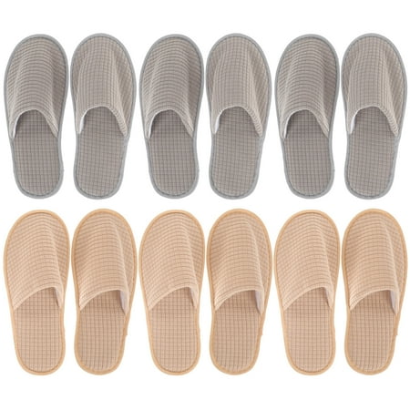 Bestonzon 6 Pairs Portable Travel Slippers Disposable House Slippers Housewarming Supplies
Bestonzon 6 Pairs Portable Travel Slippers Disposable House Slippers Housewarming Supplies