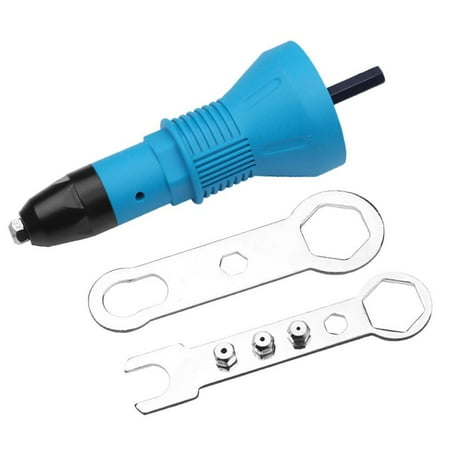 Electric Rivet Nut Riveting Drill Adaptor Riveting Tool Professional Rivet Hand Tool Accessories Blue
Electric Rivet Nut Riveting Drill Adaptor Riveting Tool Professional Rivet Hand Tool Accessories Blue