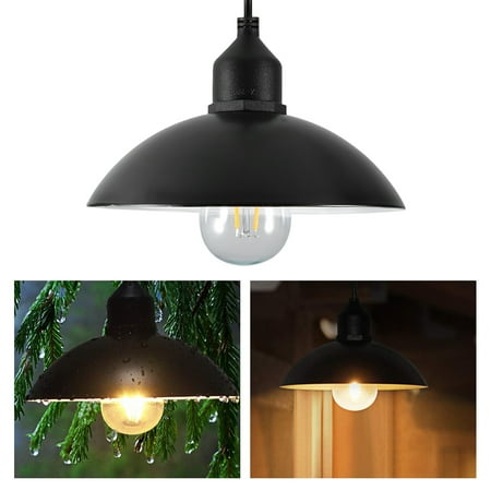 EBTOOLS Solar Lamp E27 Pendant Light Turning On Automatically High Safety Metal Shade E27 Bulb Balcony For Landscape Kitchen Island Garden
EBTOOLS Solar Lamp E27 Pendant Light Turning On Automatically High Safety Metal Shade E27 Bulb Balcony For Landscape Kitchen Island Garden