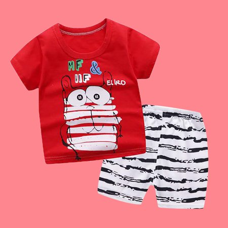 Simplmasygenix Summer Toddler Tops Shorts Short Sleeve Toddler Boys Cartoon Print Pattern Clothes Summer Two-piece Sute
Simplmasygenix Summer Toddler Tops Shorts Short Sleeve Toddler Boys Cartoon Print Pattern Clothes Summer Two-piece Sute