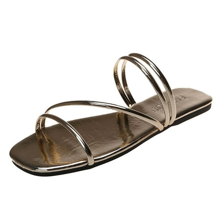 Aompmsdx Fashion Summer Women Sandals Flat Light Solid Color Shiny Beach Casual Sandals And Slipperssandals Women 2203
Aompmsdx Fashion Summer Women Sandals Flat Light Solid Color Shiny Beach Casual Sandals And Slipperssandals Women 2203