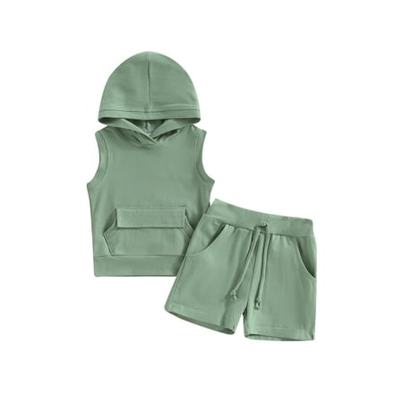 Coduop Baby Boy Summer Casual Outfit Set Hooded Sleeveless Vest Tops and Shorts 2Pcs Suit
Coduop Baby Boy Summer Casual Outfit Set Hooded Sleeveless Vest Tops and Shorts 2Pcs Suit
