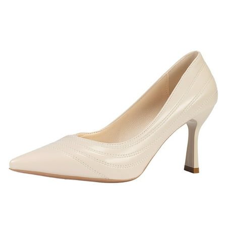ZIZOCWA Band Shoes Leather Heels Fashion Summer Women Pumps Pointed Toe High Heeled Design Stitching Casual Sexy Style Glitter Shoes Women
ZIZOCWA Band Shoes Leather Heels Fashion Summer Women Pumps Pointed Toe High Heeled Design Stitching Casual Sexy Style Glitter Shoes Women