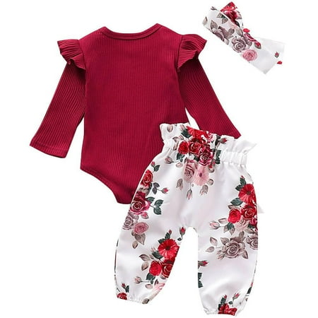 OQCKIDS Girls Kids Spring/Autumn Regular 3 Piece Round Neck Long Sleeve Headpiece Solid Romper Floral Pants Suit Casual
OQCKIDS Girls Kids Spring/Autumn Regular 3 Piece Round Neck Long Sleeve Headpiece Solid Romper Floral Pants Suit Casual