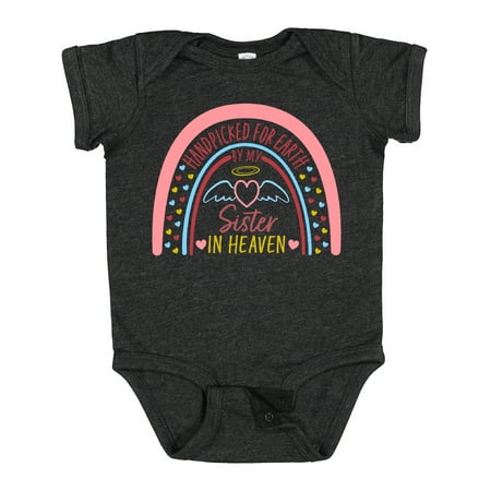 Inktastic Handpicked for Earth by My Sister in Heaven- Rainbow Gift Baby Boy or Baby Girl Bodysuit
Inktastic Handpicked for Earth by My Sister in Heaven- Rainbow Gift Baby Boy or Baby Girl Bodysuit