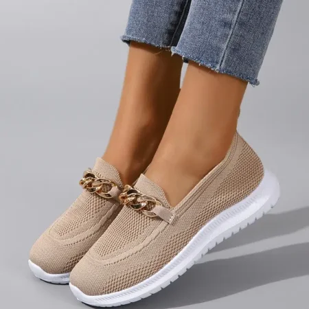 Yishow-A1 Women‘s Metal Chain Decor Flat Shoes Flying Woven Breathable Mesh Shoes Women‘s Footwear
Yishow-A1 Women‘s Metal Chain Decor Flat Shoes Flying Woven Breathable Mesh Shoes Women‘s Footwear
