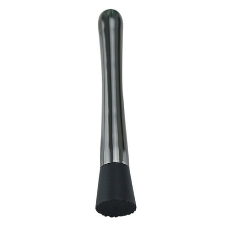 Stainless Steel Ice Crushed Bars Ice Muddler Cocktail Mixer Lemon Muddler Cocktail Bar Tool Wine Swizzle Stick (Black)
Stainless Steel Ice Crushed Bars Ice Muddler Cocktail Mixer Lemon Muddler Cocktail Bar Tool Wine Swizzle Stick (Black)