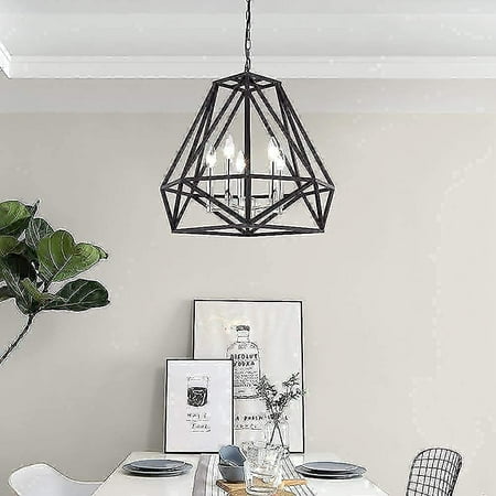 Maxax 5 Lights Metal Lantern Chandelier