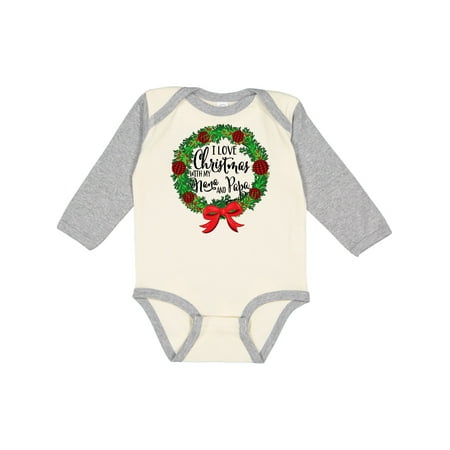 Inktastic I Love Christmas with My Nana and Papa Wreath Gift Baby Boy or Baby Girl Long Sleeve Bodysuit
Inktastic I Love Christmas with My Nana and Papa Wreath Gift Baby Boy or Baby Girl Long Sleeve Bodysuit