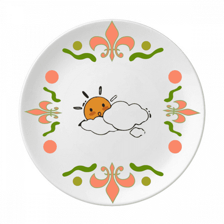 Cloud Weather Sun Illustration Pattern Flower Ceramics Plate Tableware Dinner Dish
Cloud Weather Sun Illustration Pattern Flower Ceramics Plate Tableware Dinner Dish