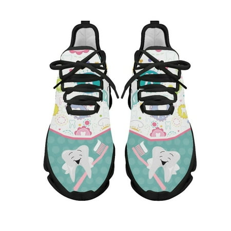 Dental Care Shoes Breathable Sneakers Spring Autumn Walking Shoes Dirt Resistant Mesh Shock Absorbing Outdoor Running for Women
Dental Care Shoes Breathable Sneakers Spring Autumn Walking Shoes Dirt Resistant Mesh Shock Absorbing Outdoor Running for Women