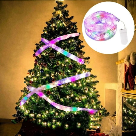 WNG Christmas Ribbon Fairy Lights Christmas LED Lights Double Ribbon String Lights Christmas Tree Decoration Glowing Ribbon Pendant
WNG Christmas Ribbon Fairy Lights Christmas LED Lights Double Ribbon String Lights Christmas Tree Decoration Glowing Ribbon Pendant