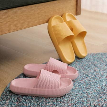 Super Soft Home Slippers Non-Slip Unisex Non-Slip Thick Sole Open Toe Quick Dry Shower Slippers Beach Thick Soled Shoes for Women and Men
Super Soft Home Slippers Non-Slip Unisex Non-Slip Thick Sole Open Toe Quick Dry Shower Slippers Beach Thick Soled Shoes for Women and Men