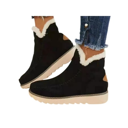 Kesitin Womens Snow Boots Pull On Short Bootie V Cut Warm Ankle Boot Lightweight Comfortable Winter Shoes Outdoor Cotton Lining Booties Black 8.5
Kesitin Womens Snow Boots Pull On Short Bootie V Cut Warm Ankle Boot Lightweight Comfortable Winter Shoes Outdoor Cotton Lining Booties Black 8.5