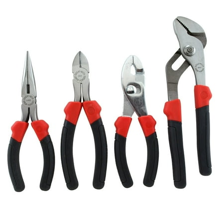 Great Neck 4 Piece Pliers Set 92048