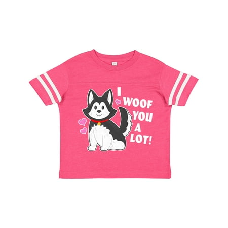 Inktastic I Woof You a Lot with Husky Dog Illustration Gift Toddler Boy or Toddler Girl T-Shirt
Inktastic I Woof You a Lot with Husky Dog Illustration Gift Toddler Boy or Toddler Girl T-Shirt