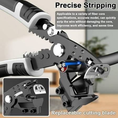 Efficient Durable Portable Professional Electrician Cable Cutter with Metal Locking Buckle for Reliable Appliance Maintenance and Repair - Versatile Multifunctional Stripper for 28in1 U
Efficient Durable Portable Professional Electrician Cable Cutter with Metal Locking Buckle for Reliable Appliance Maintenance and Repair - Versatile Multifunctional Stripper for 28in1 U