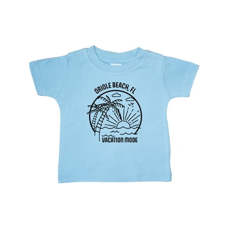 Inktastic Summer Vacation Mode Oriole Beach Florida Gift Baby Boy or Baby Girl T-Shirt 
Inktastic Summer Vacation Mode Oriole Beach Florida Gift Baby Boy or Baby Girl T-Shirt