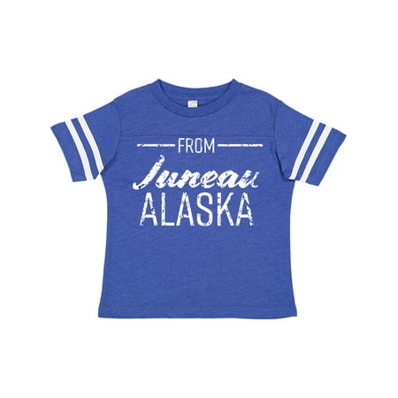 Inktastic From Juneau Alaska in White Distressed Text Gift Toddler Boy or Toddler Girl T-Shirt
Inktastic From Juneau Alaska in White Distressed Text Gift Toddler Boy or Toddler Girl T-Shirt