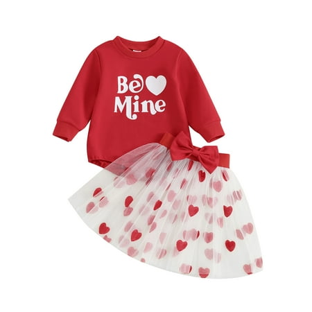 Qtinghua Newborn Baby Girls Valentine s Day Outfits Long Sleeve Letter Print Romper with Heart Tulle Skirt Outfits Red 12-18 Months
Qtinghua Newborn Baby Girls Valentine s Day Outfits Long Sleeve Letter Print Romper with Heart Tulle Skirt Outfits Red 12-18 Months