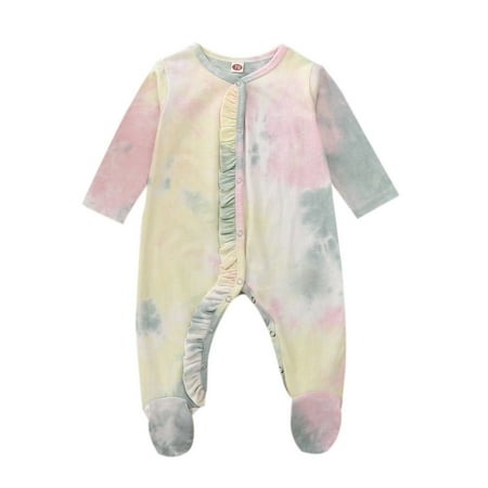 Vikakiooze Newborn Baby Boys Girls Rainbow Tie-Dye Ruffle Romper Jumpsuit Clothes Outfits
Vikakiooze Newborn Baby Boys Girls Rainbow Tie-Dye Ruffle Romper Jumpsuit Clothes Outfits