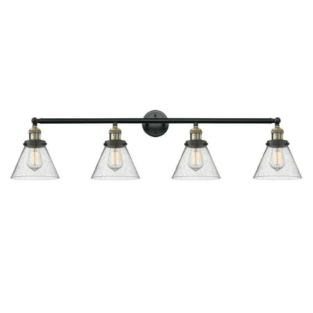 Innovations Lighting 215-S Large Cone Cone 4 Light 44 Wide Commercial Vanity Light -
Innovations Lighting 215-S Large Cone Cone 4 Light 44 Wide Commercial Vanity Light -
